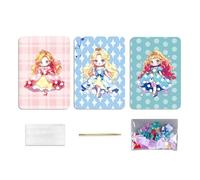 Generisch Kit d'activités interactif pour habiller des princesses, C | Rêve d'enfance, livre d'habillage de princesses peint à la main, inspirez l'imagination avec un tissu coloré