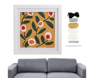 Generisch Kit d'aiguilles de poinçon pour débutants, outil de travail à la main pour punchneedle, kit de démarrage pour aiguilles de poinçon, pour projets de bricolage, décoration de Noël, plafond