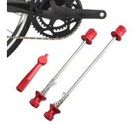 Generisch Kit de blocage rapide - Broche de roulement et arrière pliable anti-vol | Tige de roulement arrière réglable en d'aluminium pour vélo de route et arrière