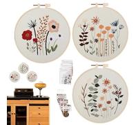 Generisch Kit de broderie à la main - Kit de avec instructions (français non garanti) - Kit de broderie complet - Pour homme, fille, adolescent, épouse, mari, fils, fille, famille