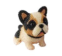 Generisch Kit de broderie de perles - Kit d'autocollants 3D pour débutants, art de couture avec fils et perles, accessoires de loisirs créatifs pour adultes, adolescents, 20 x 15 x 4 cm