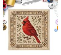 Generisch Kit de broderie pour adultes - Kit de broderie colibri avec motif floral - Accessoires de broderie pour la maison, la maison et - Pour débutants et adultes, loisirs créatifs, famille