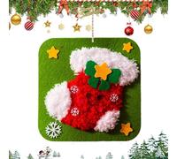 Generisch Kit de couture pour enfants - Kit de couture d'animaux | Easy DIY Christmas Theme Crafts | Kits d'artisanat en papier pour enfants | Kit de broderie DIY | Pour anniversaire fille enfant