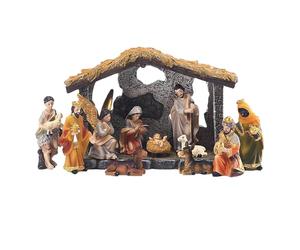 Generisch Kit de crèche pour intérieur | Crèche religieuse - Mini figurines de crèche pour bureau, décoration de la maison, chambre à coucher, salon, bureau, église, école et intérieurs festifs
