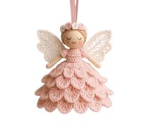 Generisch Kit de crochet - Décoration de ange - Kit de bricolage pour débutants, adultes, Fait à la main - Pour fil à crochet et laine - Adultes, femmes, hommes, amateurs - Fête de