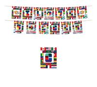Generisch Kit de décoration de fête complet 2026, avec drapeaux, pour fêtes d'anniversaire inoubliables, 19 cm