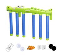 Generisch Kit de jeu de baguettes de capture avec musique et télécommande, design crocodile, 40,3 cm, 3 vitesses, pour la famille, l'école et les fêtes