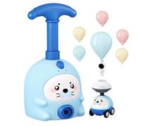 Generisch Kit de lanceur de ballons - Jeu de course - Jouet de voiture à ballon à air - Pour la promotion de la petite enfance - Pour anniversaire, jardin d'