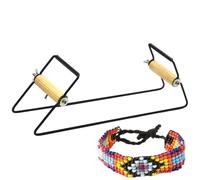 Generisch Kit de machine à perles - Fil à tricoter en acier inoxydable fait à la main - Machine à des perles - Matériaux de fabrication de bijoux faits à la main pour débutants - Amitié - École