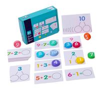 Generisch Kit de manipulation mathématique pour la capacité d'ajout des | Jouet interactif arithmétique pour enfants d'âge préscolaire pour apprendre le râteau facile, ajouts