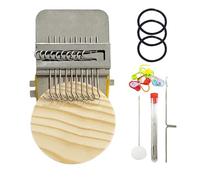 Generisch Kit de métier à en Tricot - Outil de réparation et Outil de reprisage pour la - Kit avec Un Cadre à Tricoter - pour débutants - Projets de Bricolage avec Chaussettes, Jeans