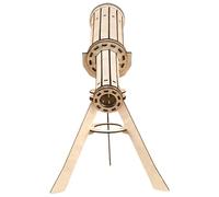 Generisch Kit de modélisation télescopique astronomique - Jouet de construction pour expériences scientifiques en bois - Télescope d'apprentissage STEM pour et filles - Apprentissage de la