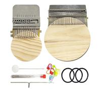 Generisch Kit de patchs tricotés - Accessoires de réparation textile | Kit de métier à tricoter | pour crochet, broderie, bricolage, projets de laine, jeans, chaussettes, vêtements