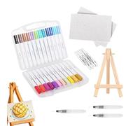 Generisch Kit de peinture en mousse d'art, kit créatif pour enfants avec 12 stylos de couleur, jouet créatif pour les tout-petits et les filles