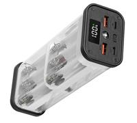 Generisch Kit de piles facile à utiliser, sans soudure, pas de soudure nécessaire pour 12 x 18650, installation facile, boîtier en plastique, sécurité incluse, protection contre les surcharges