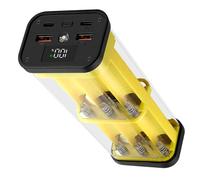 Generisch Kit de piles facile à utiliser, sans soudure, pas de soudure nécessaire pour 12 x 18650, installation facile, boîtier en plastique, sécurité incluse, protection contre les surcharges