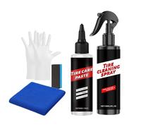 Generisch Kit de polissage pour pneus de voiture - Longue durée de vie - Haute brillance - Pour le travail, le lavage de voiture, l'extérieur, le garage - Caoutchouc