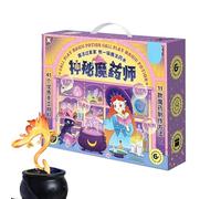 Generisch Kit de potion pour Halloween - Jeu d'expérimentation éducatif fait à la main - Créatif pour fille - École à domicile - Activités - Soirées de famille