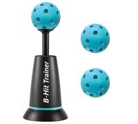 Generisch Kit d'entraînement de baseball complet portable pour une | Sac de transport et lanceur de balle automatique pour joueurs adolescents et adultes avec base en métal stable