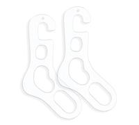 Generisch Knitblockers - 35,5 x 19,8 cm - Lot de 2 moules à séchage au | Mouleur de chaussettes pour débutants, personnes âgées, adultes, travaux manuels, maison, loisirs, studio, bureau