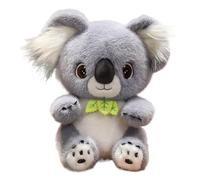 Generisch Koala - Peluche douce - Jouet en velours à câliner - Design de collection - Matériau robuste - Idéal pour la chambre à coucher et les voyages - 45 x 25 x 20 cm - Gris