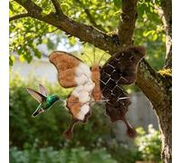 Generisch Laine d'alpaga pour oiseaux, distributeur de laine d'alpaga pour oiseaux, aide au nid pour oiseaux, pour oiseaux, nichoir rechargeable, offre un abri pour les oiseaux (couleur 3)