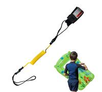 Generisch Laisse de natation pour planches de piscine, corde de sécurité légère avec dragonne élastique, laisse de poignet enroulée pour planche de stand up paddle, shortboard planche de surf pour