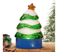 Generisch Lampe de Noël en - Veilleuse Lumineuse Mignonne - Arbre de Table décoratif en PVC - Décoration de Table Festive pour la Maison, la Chambre, Le Bureau, Le Salon, Les Vacances, la