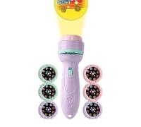 Generisch Lampe de Poche pour Enfant avec projecteur et Fonction Lumineuse | Veilleuse avec 40 Motifs pour l'heure du Coucher et l'apprentissage - Lampe de Poche à Projection pour, pour Filles