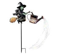 Generisch Lampe de sorcière volante colorée à énergie solaire | Décorations d'extérieur d'Halloween pour les cours, les vacances, l'école, la maison hantée, la ferme, la cour, les entrées