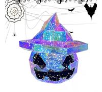 Generisch Lampe prismatique irisée, éclairage prismatique, lampe d'ornement d'Halloween, décoration de scène de fête, boîte à bonbons pour le jardin de la maison