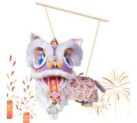 Generisch Lanternes chinoises pour le Nouvel An - Décoration de danse du lion pour les vacances - Lanterne décorative de printemps - Pour l'école, le restaurant, la maison, le défilé, la réunion de