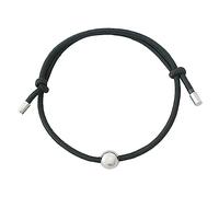Generisch Largeur Et Naturelle En Perlé Bijoux de carbure de tungstène Bracelet d'outil d'auto-utilisation d' de voiture Phrases Ensembles Amoureux Bijoux (Black, One Size)