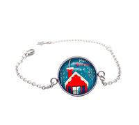 Generisch Largeur Naturelle Bracelet Bracelet Phrases Bijoux en de Temps en Acier Inoxydable Bracelet Empilable Connecté Mm Mm Anneaux (D, One Size)