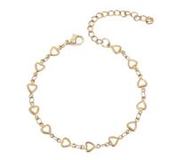 Generisch Largeur Perles Pour En Naturelle Bijoux Multi Layer Chain Beaded Pearl Bracelet Women's Suit Quartz Bracelet Anneaux (White, A)