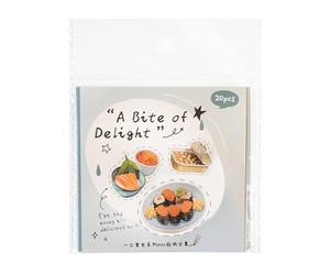 Generisch L'autocollant alimentaire - Journal de scrapbooking - Autocollants mignons - Étiquettes alimentaires - Pour journal, étudiants, école, adultes, salle de classe,