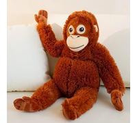Generisch Le Gorilla Peluche Anima Punch Monkey en peluche, cadeaux pour enfants, animaux du zoo sauvage, jouet Gorilla Plush - 66 cm