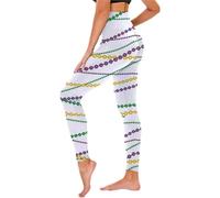 Generisch Legging de carnaval pour femme - Imprimé - Confortable - Costume d'hiver - Legging de sport décontracté - Collants de sport - Collants de levage des fesses - Collants souples pour femme, O