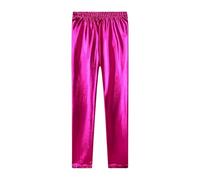 Generisch Legging métallique pour - Pantalon de loisirs extensible et confortable pour le quotidien, l'école, l'extérieur - Printemps/options de port polyvalentes, RD1, 6-7 ans