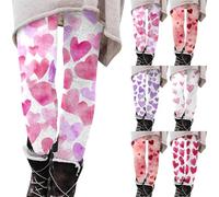 Generisch Legging pour femme - Opaque - Taille haute - Saint-Valentin - Cœur - Imprimé - Push Up - Pantalon de yoga - Stretch - Décontracté - Léger - Confortable - Pantalon de loisirs - Pantalon de