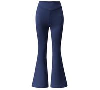 Generisch Legging pour fille - Élégant - Uniforme scolaire - Pantalon de yoga - Pantalon de sport - Pantalon évasé - Décontracté - Pantalon de loisirs pour le yoga, la danse, la course, Marine, 9 ans