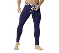 Generisch Legging thermique en coton pour homme avec caleçon long séparé