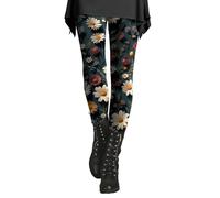 Generisch Legging thermique pour femme - Grandes tailles - Pantalon de jogging en coton - Pantalon de loisirs - Legging de Noël - Push Up - Collants thermiques d'hiver - Pantalon de yoga à paillettes