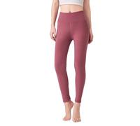 Generisch Legging thermique pour femme, taille haute, doublé, en polaire, couleur unie, pour le sport et la vie quotidienne, leggings thermiques pour femme, hiver flexible, lilas, XXL