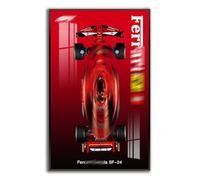 Generisch Lego Technic Ferrari SF-24 F1 42207 - Kit de construction de voiture - Collectibles pour adultes - Montage mural, décoration de maison ou de bureau - Couleur dégradée (pas de voiture)