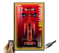 Generisch Lego Technic Ferrari SF-24 F1 42207 - Kit de construction de voiture - Collectibles pour adultes - Montage mural, décoration de maison ou de bureau - Couleur dégradée (pas de voiture)