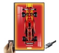 Generisch Lego Technic Ferrari SF-24 F1 42207 - Kit de construction de voiture - Collectibles pour adultes - Montage mural, décoration de maison ou de bureau - Couleur dégradée (pas de voiture)