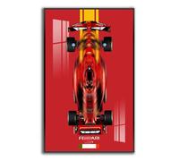 Generisch Lego Technic Ferrari SF-24 F1 42207 - Kit de construction de voiture - Collectibles pour adultes - Montage mural, décoration de maison ou de bureau - Couleur dégradée (pas de voiture)