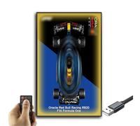 Generisch Lego Technic Oracle Red Bull Racing RB20 Support mural pour modèle 42206, gain de place, assemblage facile, décoration d'intérieur créative