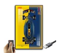 Generisch Lego Technic Oracle Red Bull Racing RB20 Support mural pour modèle 42206, gain de place, assemblage facile, décoration d'intérieur créative